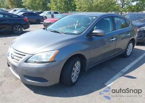 2015 Nissan Sentra S from USA, damaged, VIN 3N1AB7AP0FY311934